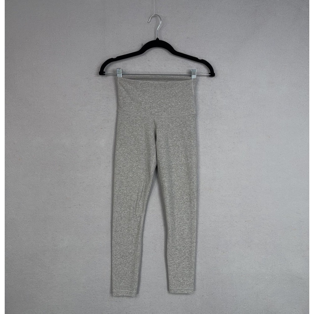 TnAction Leggings Womens XS Gray Cropped Yoga Gym Pants Athletic Stretch